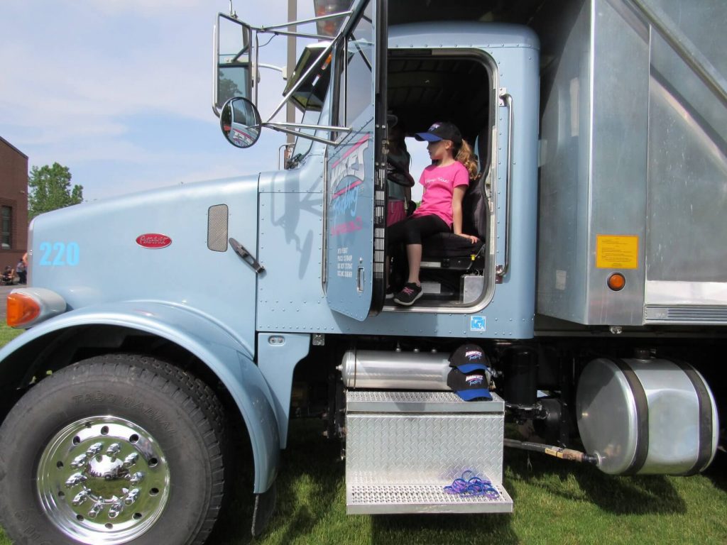 Touch a Truck event at JA Monroe Elementary School