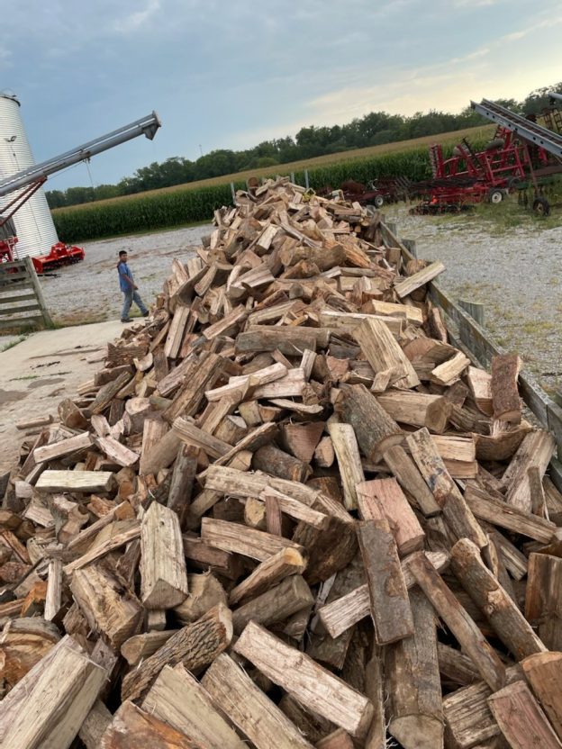 Bulk Firewood for sale in Central Ohio at Mikes Trucking