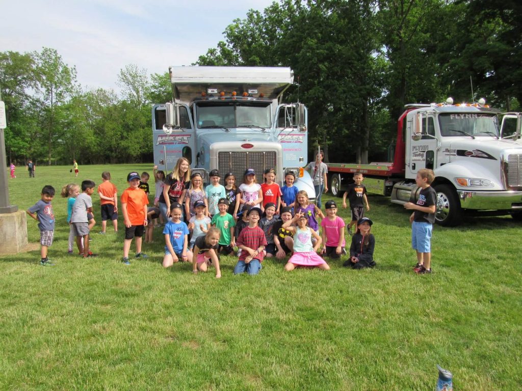 Touch a Truck event at JA Monroe Elementary School